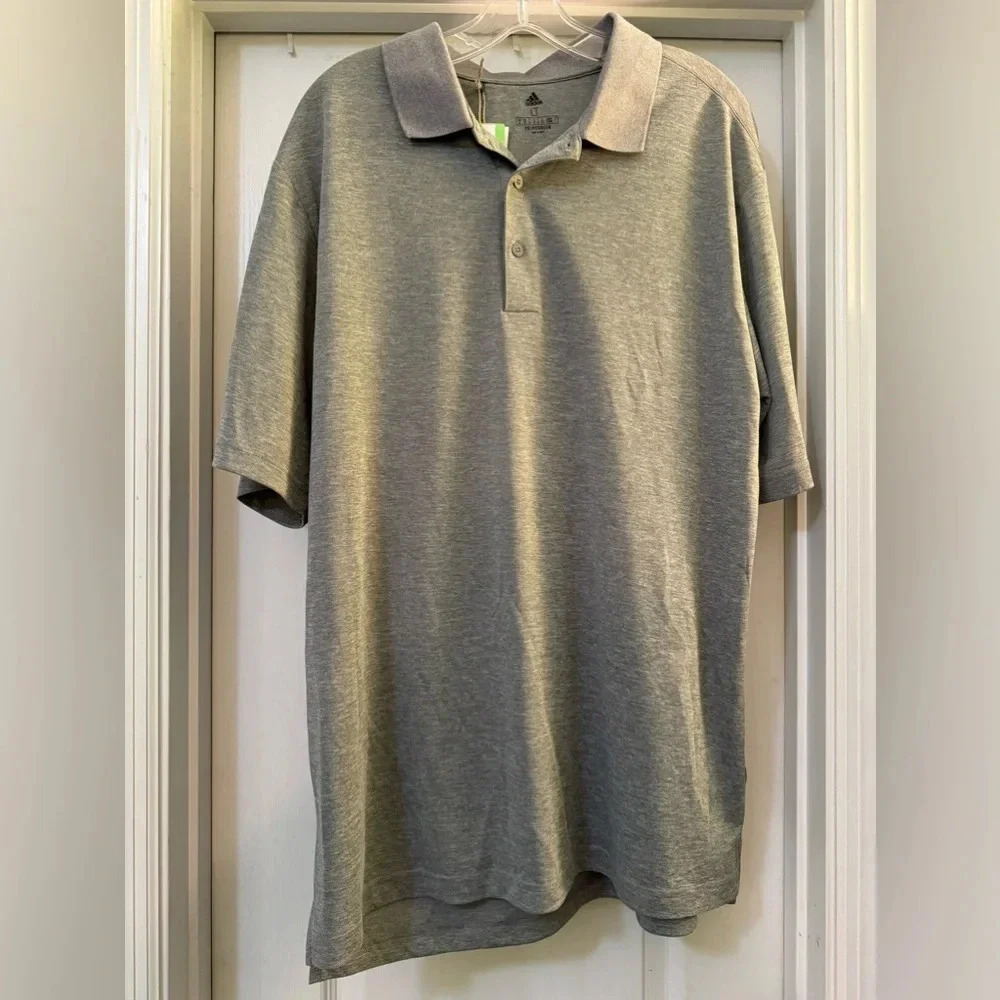 Adidas Prime Green Short Sleeve Polo Shirt